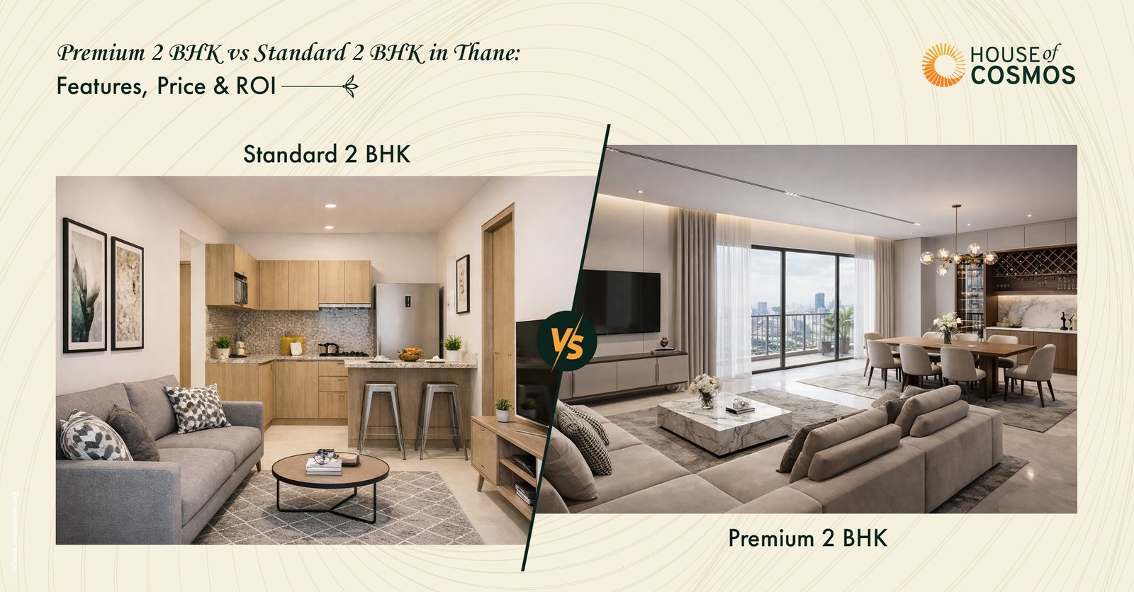 Key Differences Between Standard and Premium 2 BHK Standard Flats vs. Luxury Flats in Mumbai
